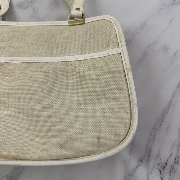 Enid Collins Of Texas Vintage 60s Embellished Purse Bag Lantern Bright Floral - Picture 9 of 12